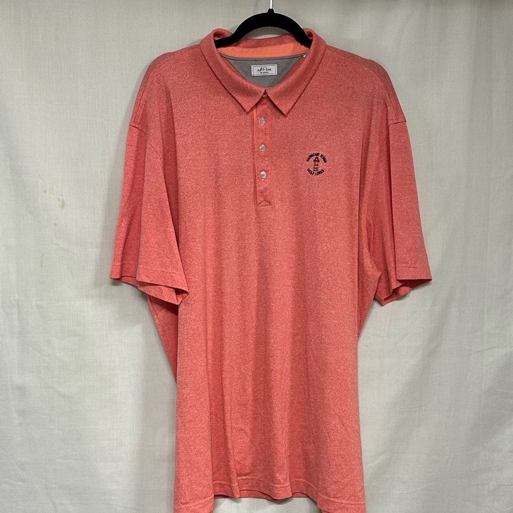 Adidas Golf Links Polo Harbour Town adiPure- Men’s 2XL Coral Heather